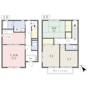 3LDK 間取り図