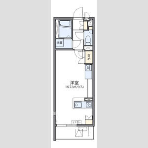 ワンルーム 間取り図