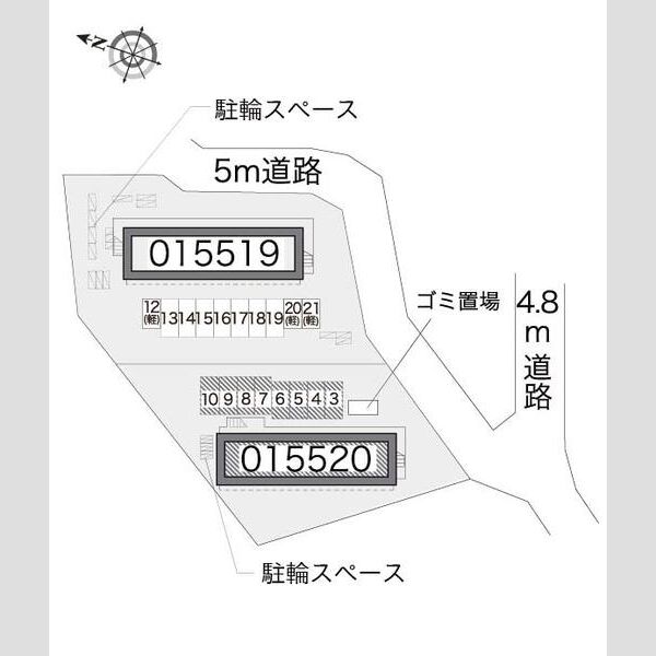 レオパレスサンハイムB 室内写真1