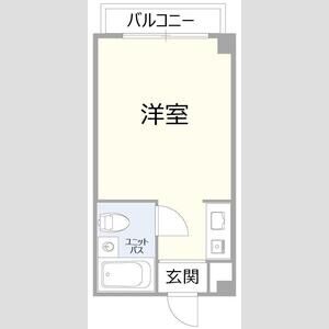 ワンルーム 間取り図
