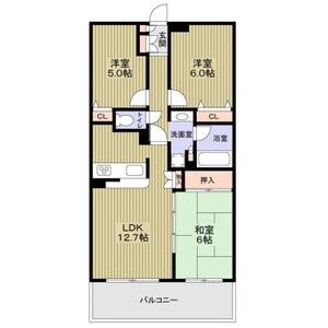 3LDK 間取り図