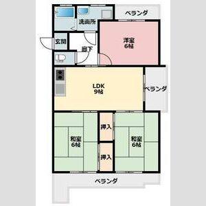 3LDK 間取り図