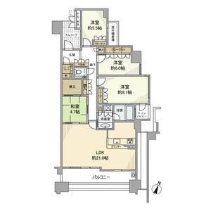 4LDK 間取り図