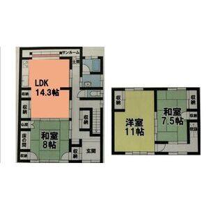 3LDK 間取り図