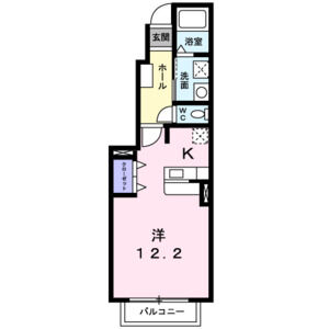 ワンルーム 間取り図
