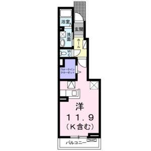 ワンルーム 間取り図