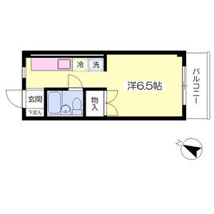 ワンルーム 間取り図