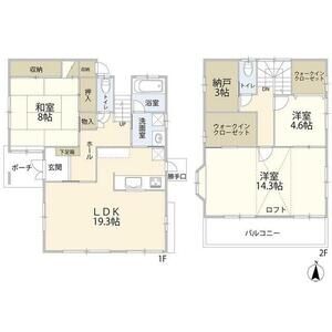 3LDK 間取り図