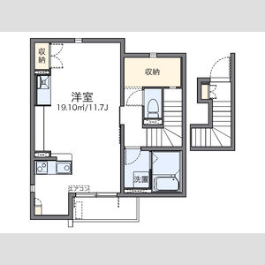 ワンルーム 間取り図