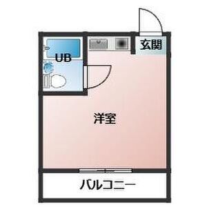 ワンルーム 間取り図