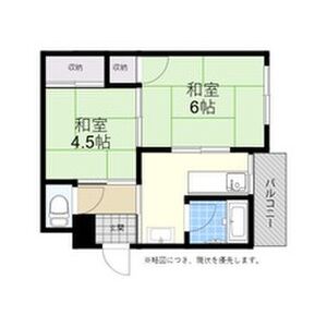 2K 間取り図