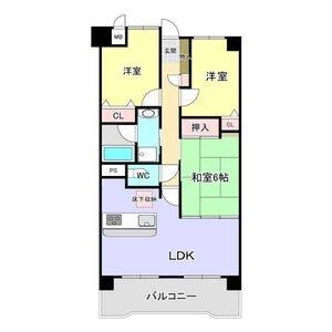 3LDK 間取り図