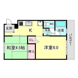 2K 間取り図