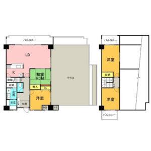 4LDK 間取り図