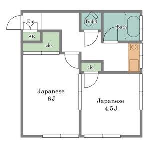 2K 間取り図