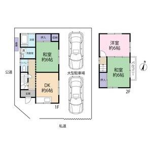 3DK 間取り図
