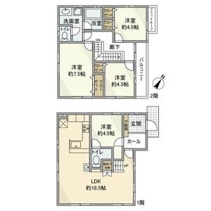 4LDK 間取り図