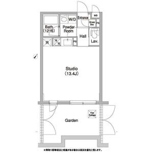 ワンルーム 間取り図
