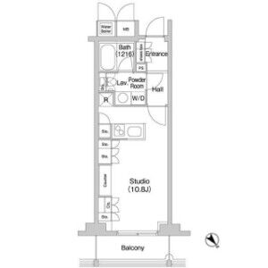 ワンルーム 間取り図