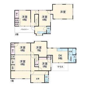 6LDK 間取り図