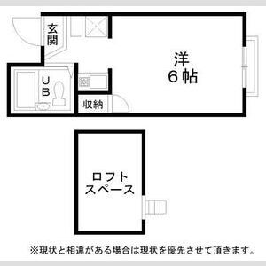ワンルーム 間取り図