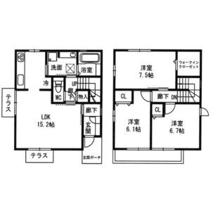 3LDK 間取り図