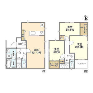 3LDK 間取り図