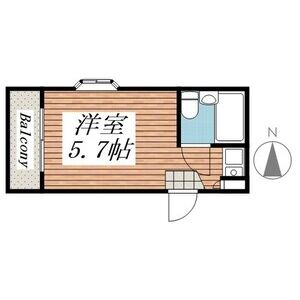 ワンルーム 間取り図