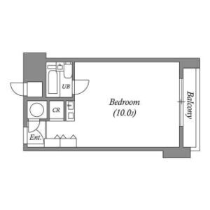 ワンルーム 間取り図