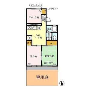 3DK 間取り図