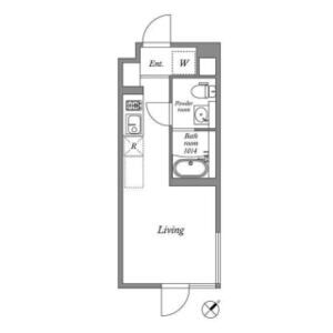 ワンルーム 間取り図