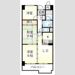 3LDK 間取り図