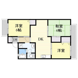 3LDK 間取り図