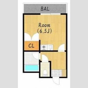 ワンルーム 間取り図