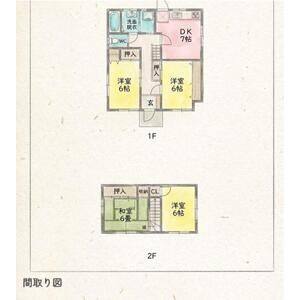 4DK 間取り図