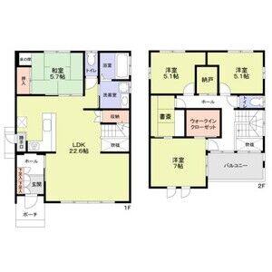 4LDK 間取り図