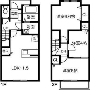 3LDK 間取り図
