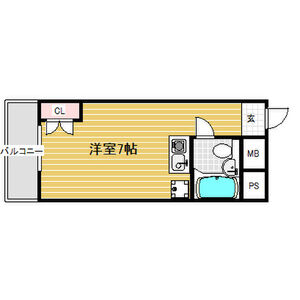 ワンルーム 間取り図