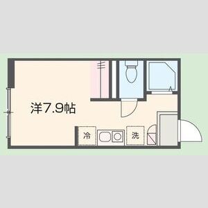 ワンルーム 間取り図