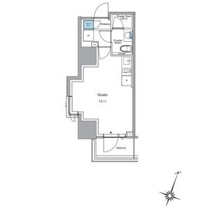 ワンルーム 間取り図