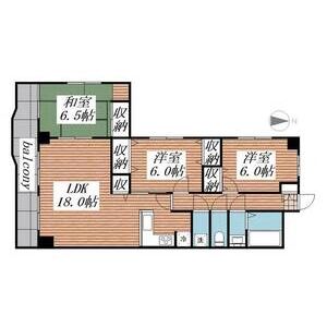 3LDK 間取り図