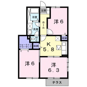 3K 間取り図
