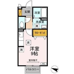 ワンルーム 間取り図
