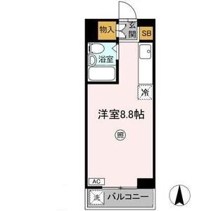 ワンルーム 間取り図