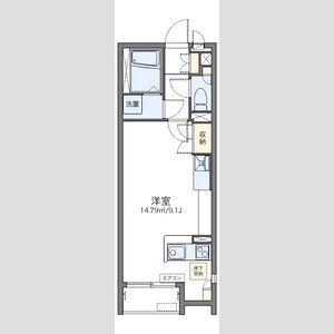 ワンルーム 間取り図