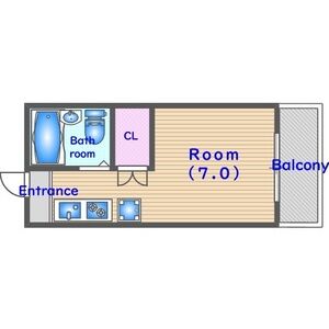 ワンルーム 間取り図