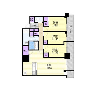 3LDK 間取り図