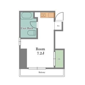 ワンルーム 間取り図