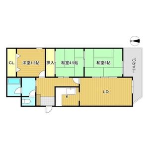 3DK 間取り図