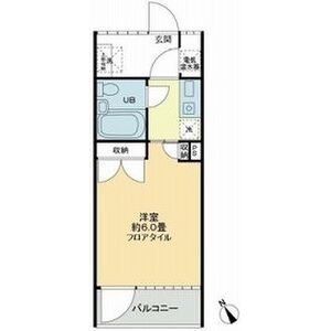 ワンルーム 間取り図